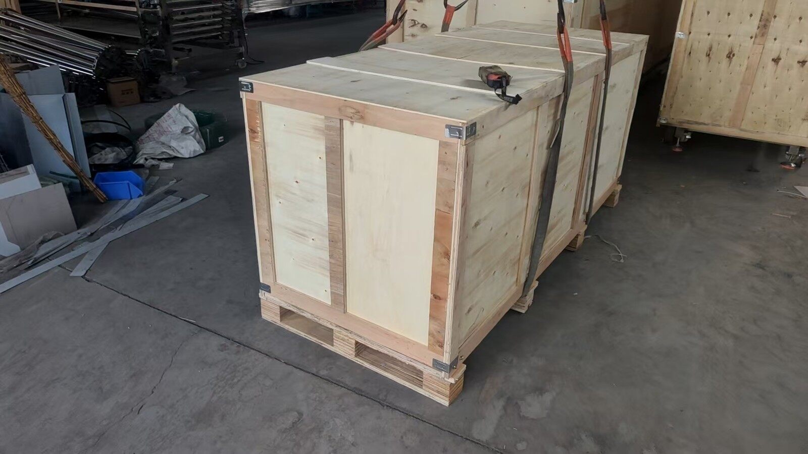 Packed persimmon grading machine